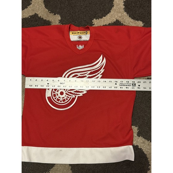 Vintage Rare Detroit Red Wings Koho Jersey Size YOUTH KidsL/XL Large Extra LG - Picture 2 of 5